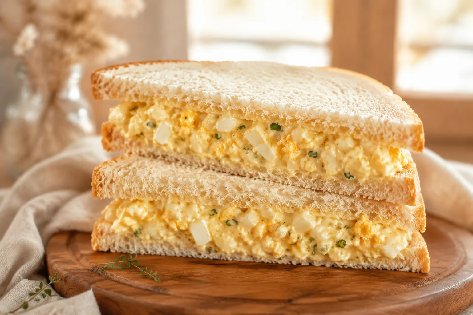 Finished Alan Jackson favorite peanut butter and mayo sandwich cut in half