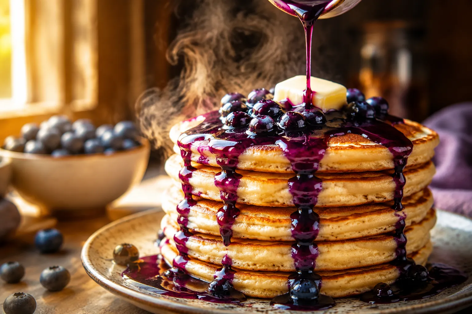 Blueberry Syrup Recipe: Silky, 4-Ingredient Pancake Topper