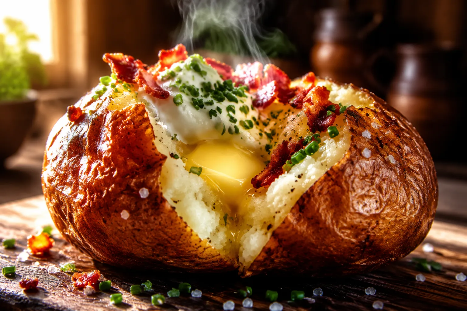 Baked Potatoes in Air Fryer: Crispy Skin in 40 Minutes