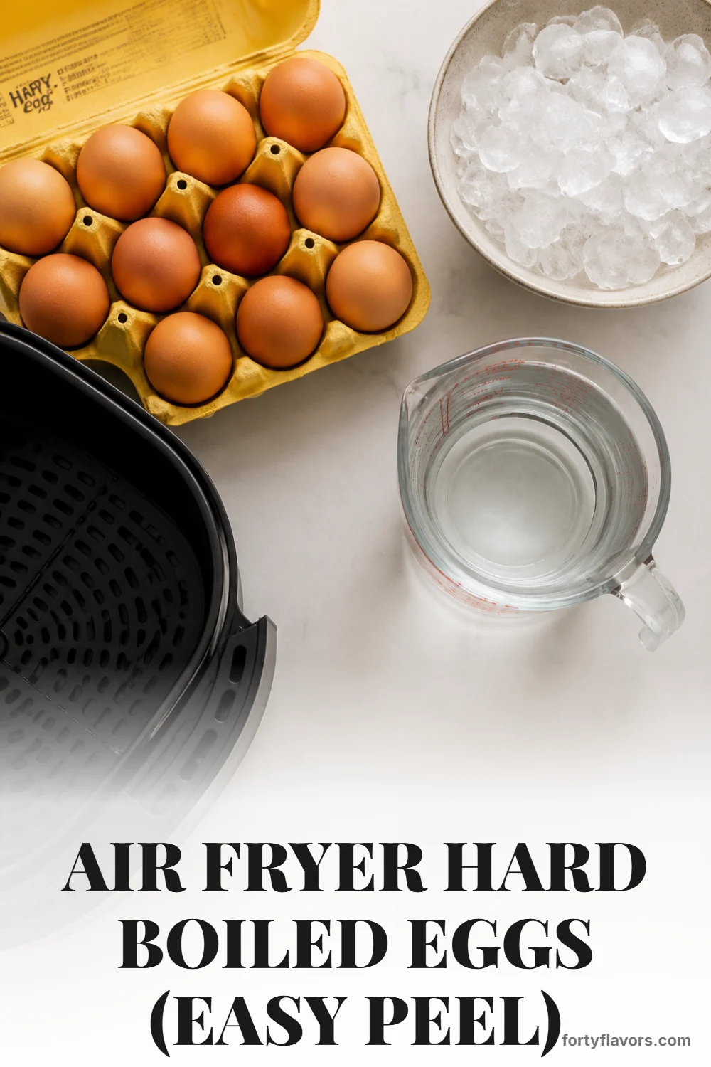 Air Fryer Hard Boiled Eggs (Easy Peel) – Pinterest pin 3