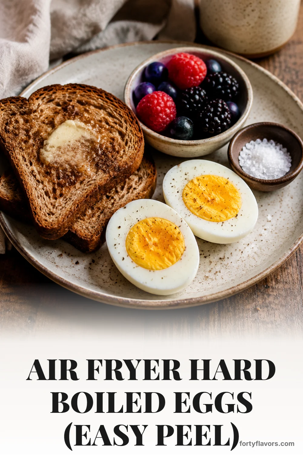 Air Fryer Hard Boiled Eggs (Easy Peel) – Pinterest pin 7