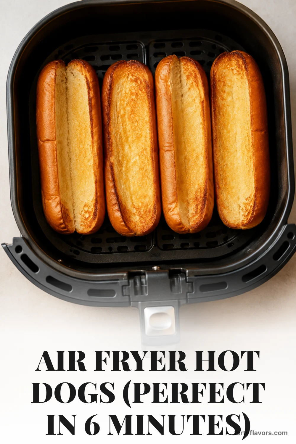 Air Fryer Hot Dogs (Perfect in 6 Minutes) – Pinterest pin 6