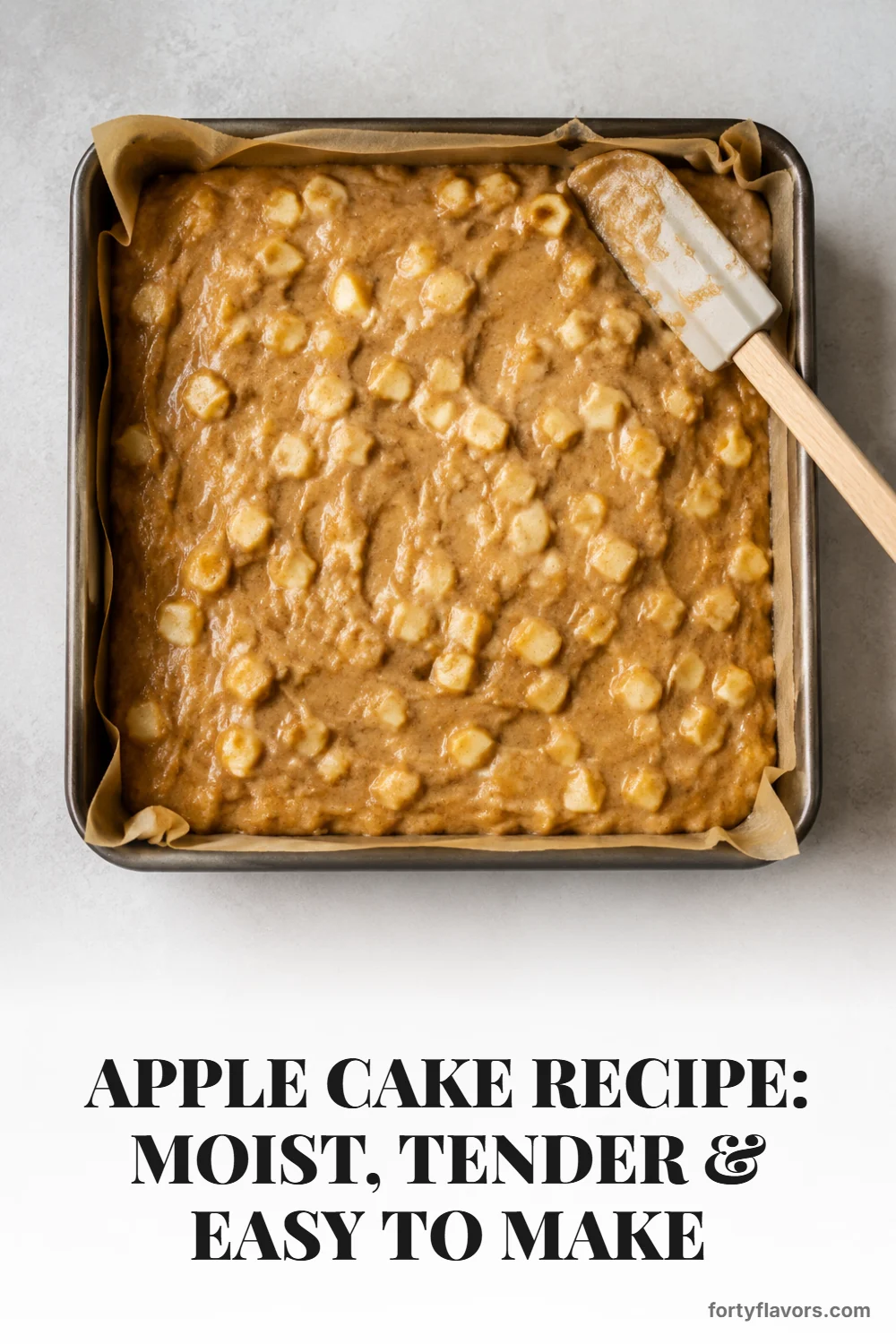 Apple Cake Recipe: Moist, Tender & Easy to Make – Pinterest pin 5