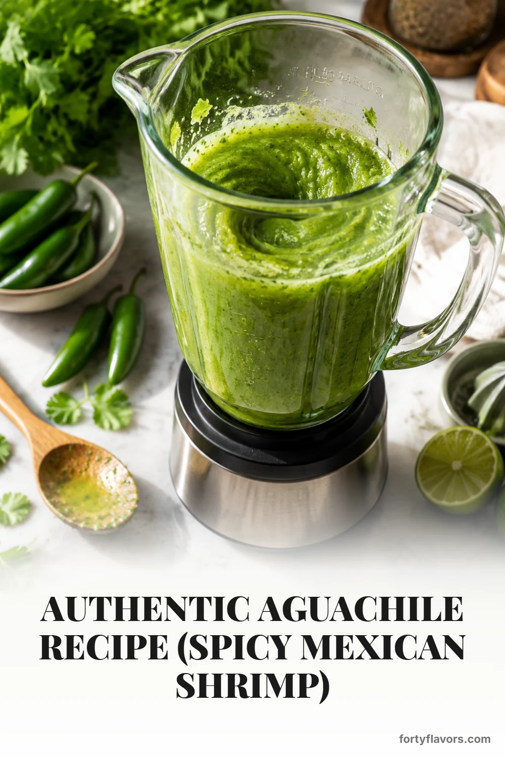 Authentic Aguachile Recipe (Spicy Mexican Shrimp) – Pinterest pin 4