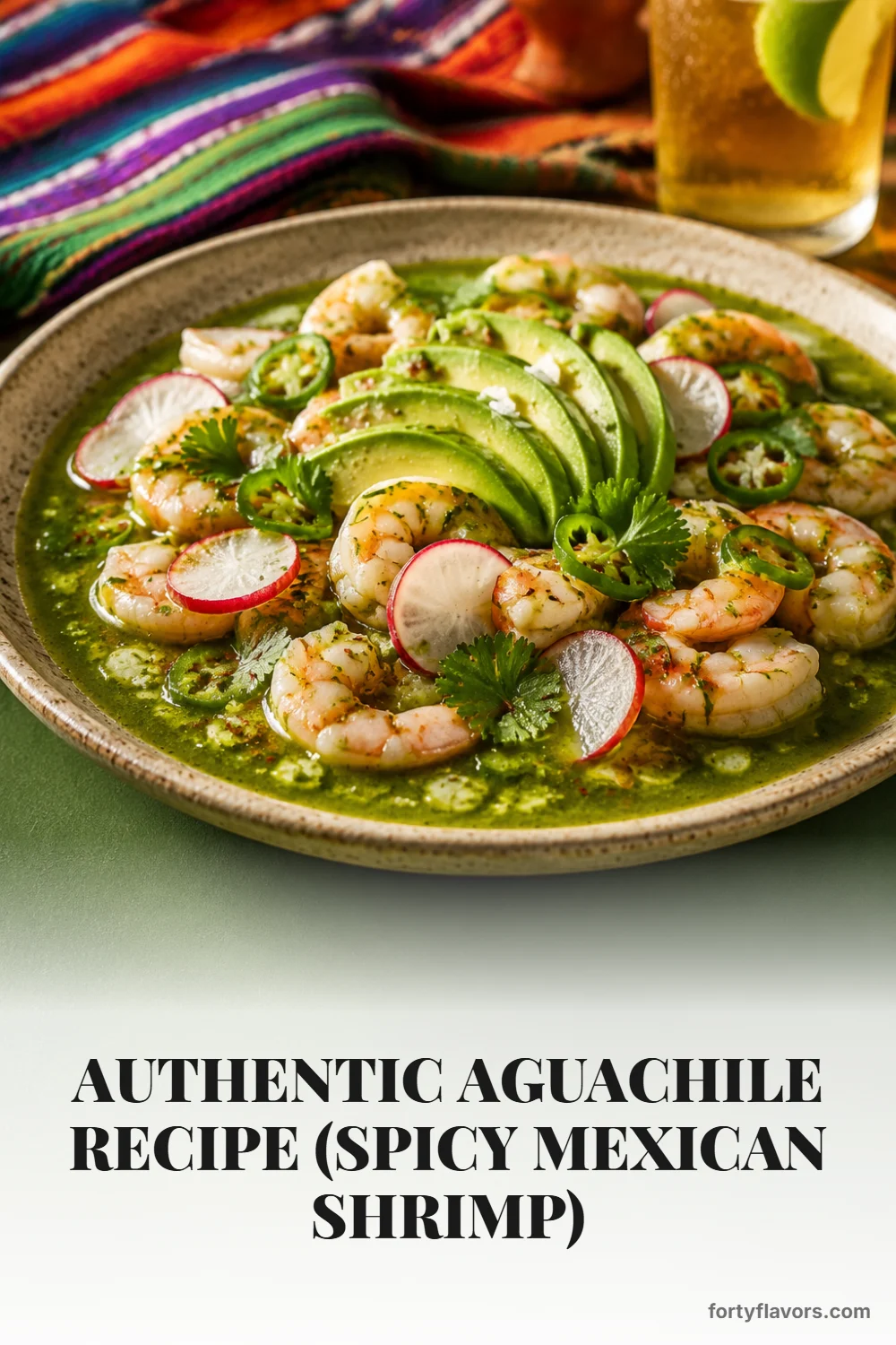 Authentic Aguachile Recipe (Spicy Mexican Shrimp) – Pinterest pin 6