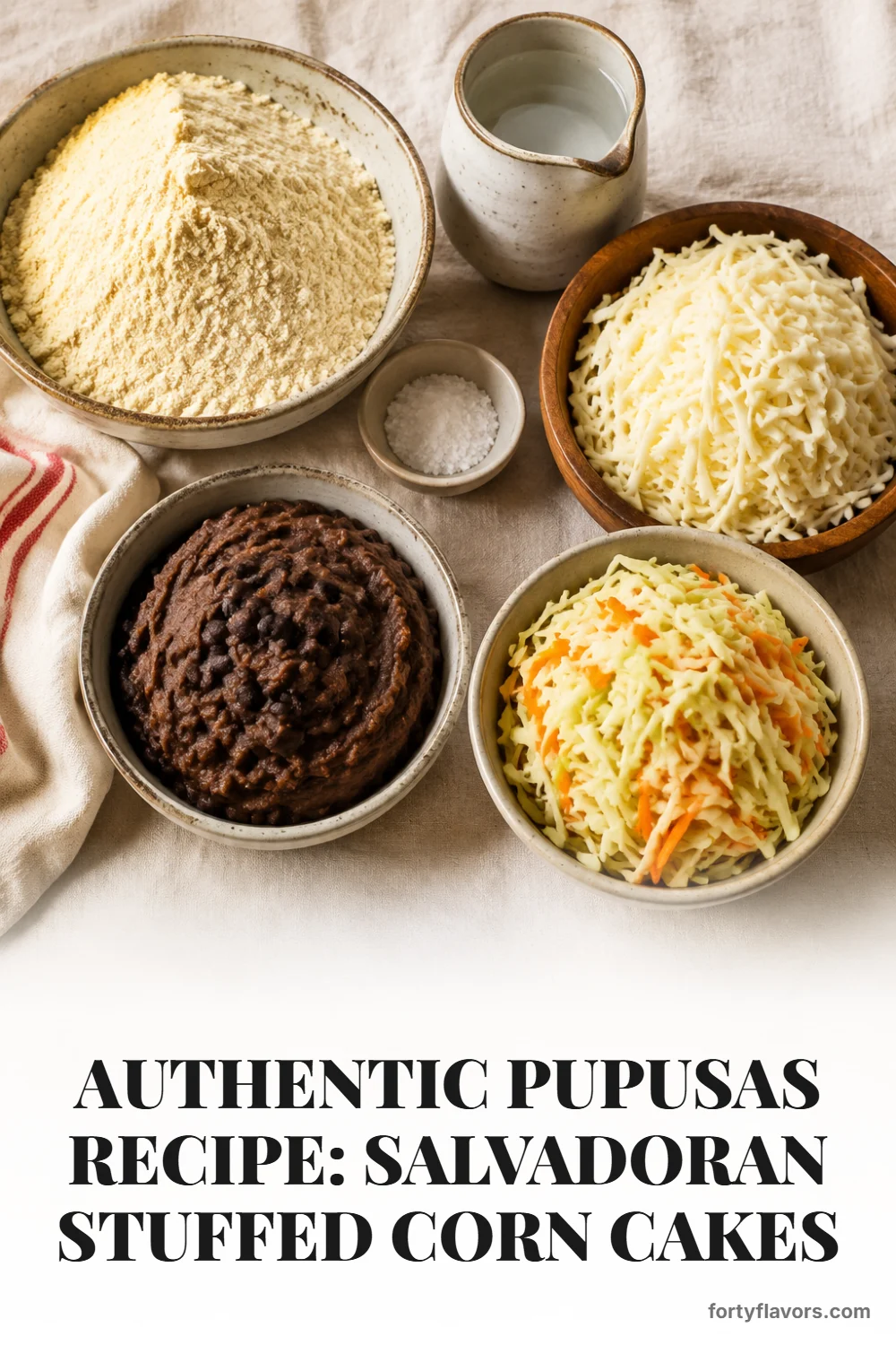 Authentic Pupusas Recipe: Salvadoran Stuffed Corn Cakes – Pinterest pin 2