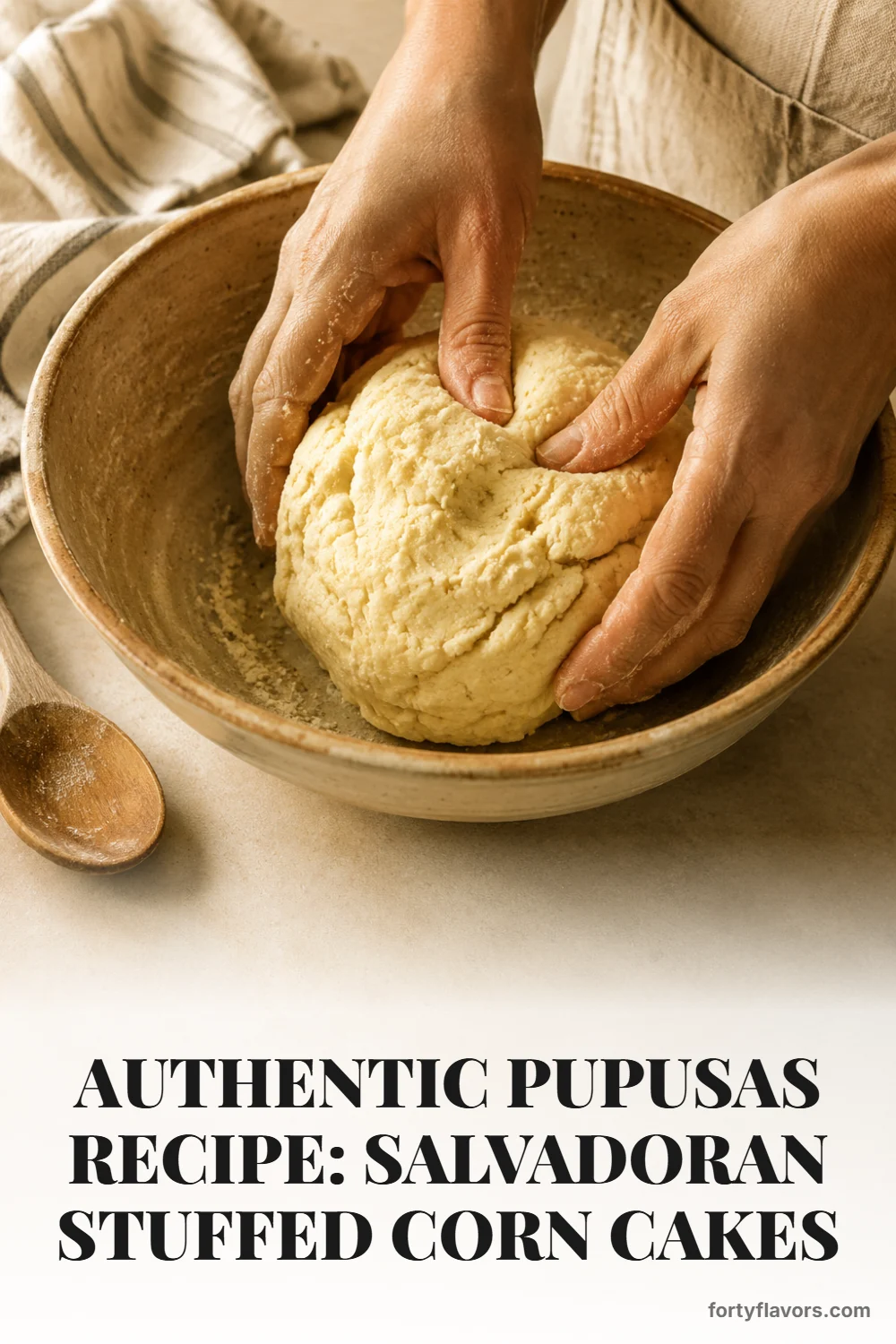 Authentic Pupusas Recipe: Salvadoran Stuffed Corn Cakes – Pinterest pin 3