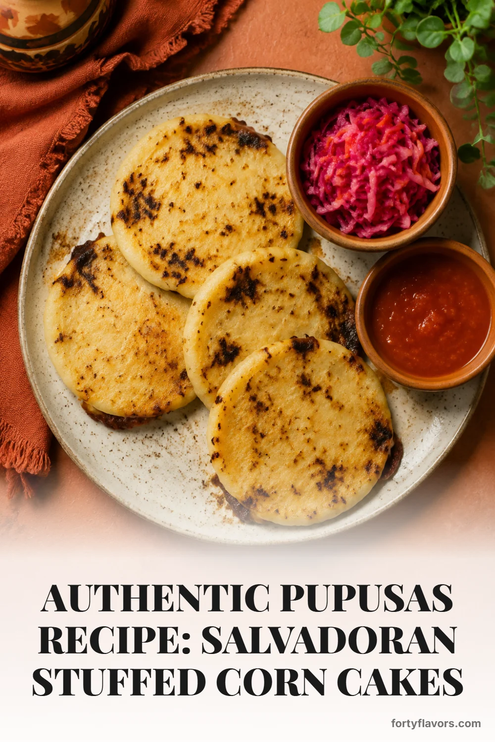 Authentic Pupusas Recipe: Salvadoran Stuffed Corn Cakes – Pinterest pin 6