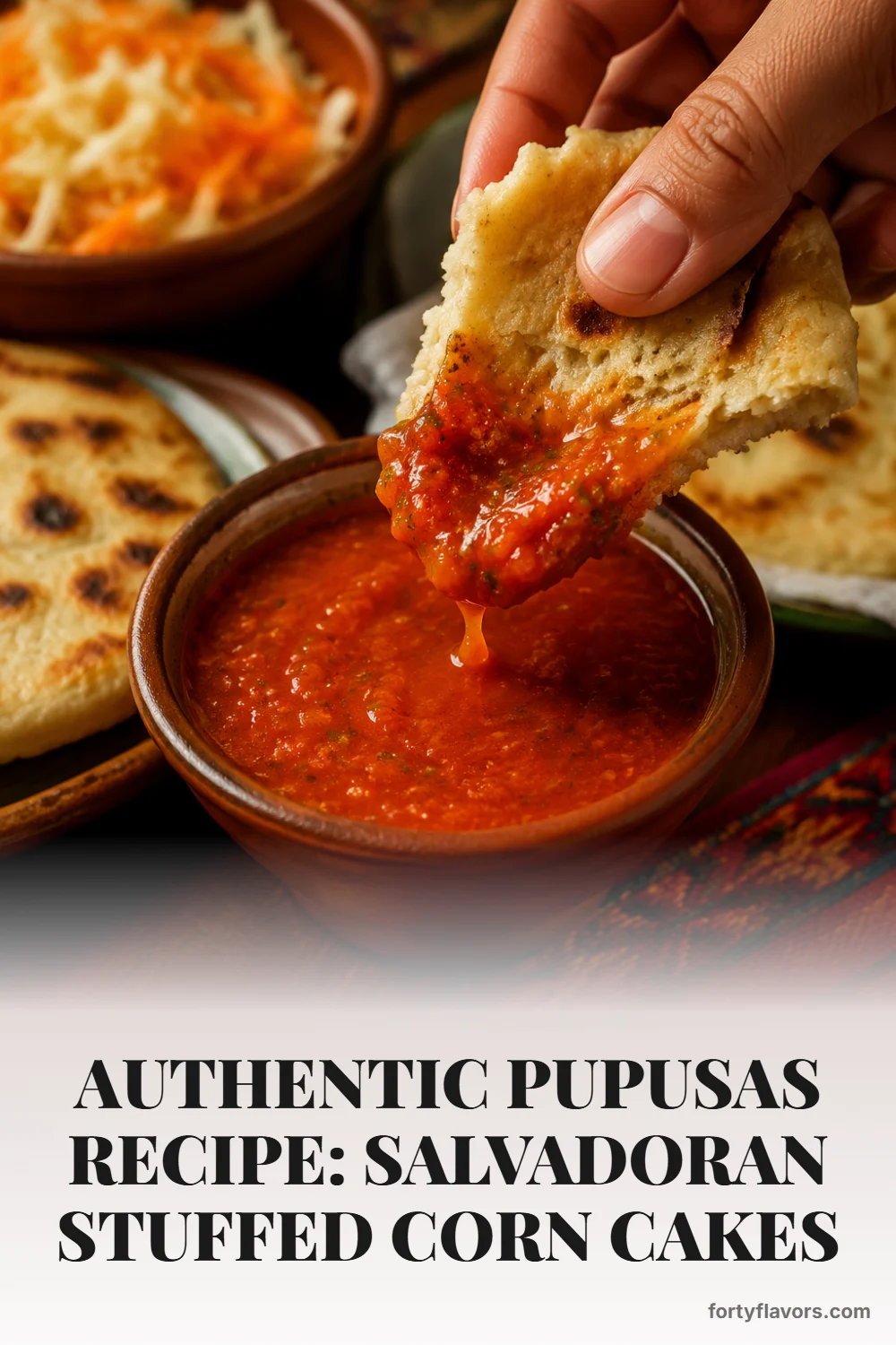 Authentic Pupusas Recipe: Salvadoran Stuffed Corn Cakes – Pinterest pin 8