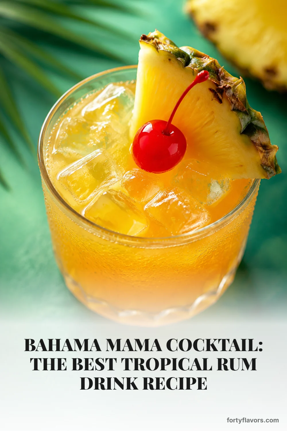Bahama Mama Cocktail: The Best Tropical Rum Drink Recipe – Pinterest pin 7