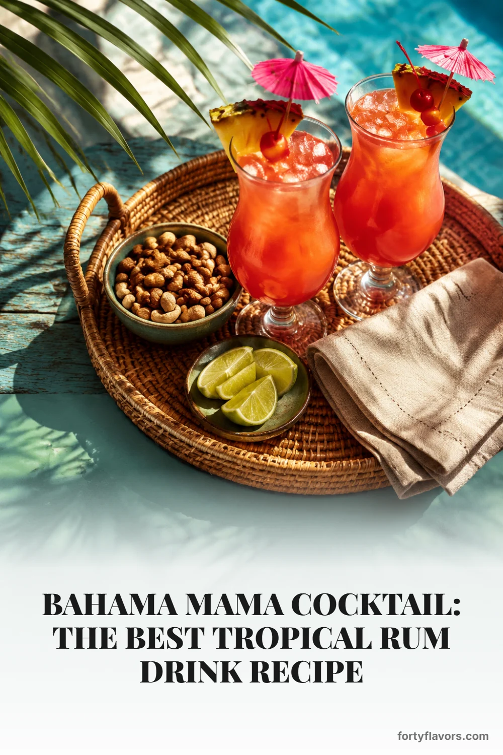Bahama Mama Cocktail: The Best Tropical Rum Drink Recipe – Pinterest pin 8