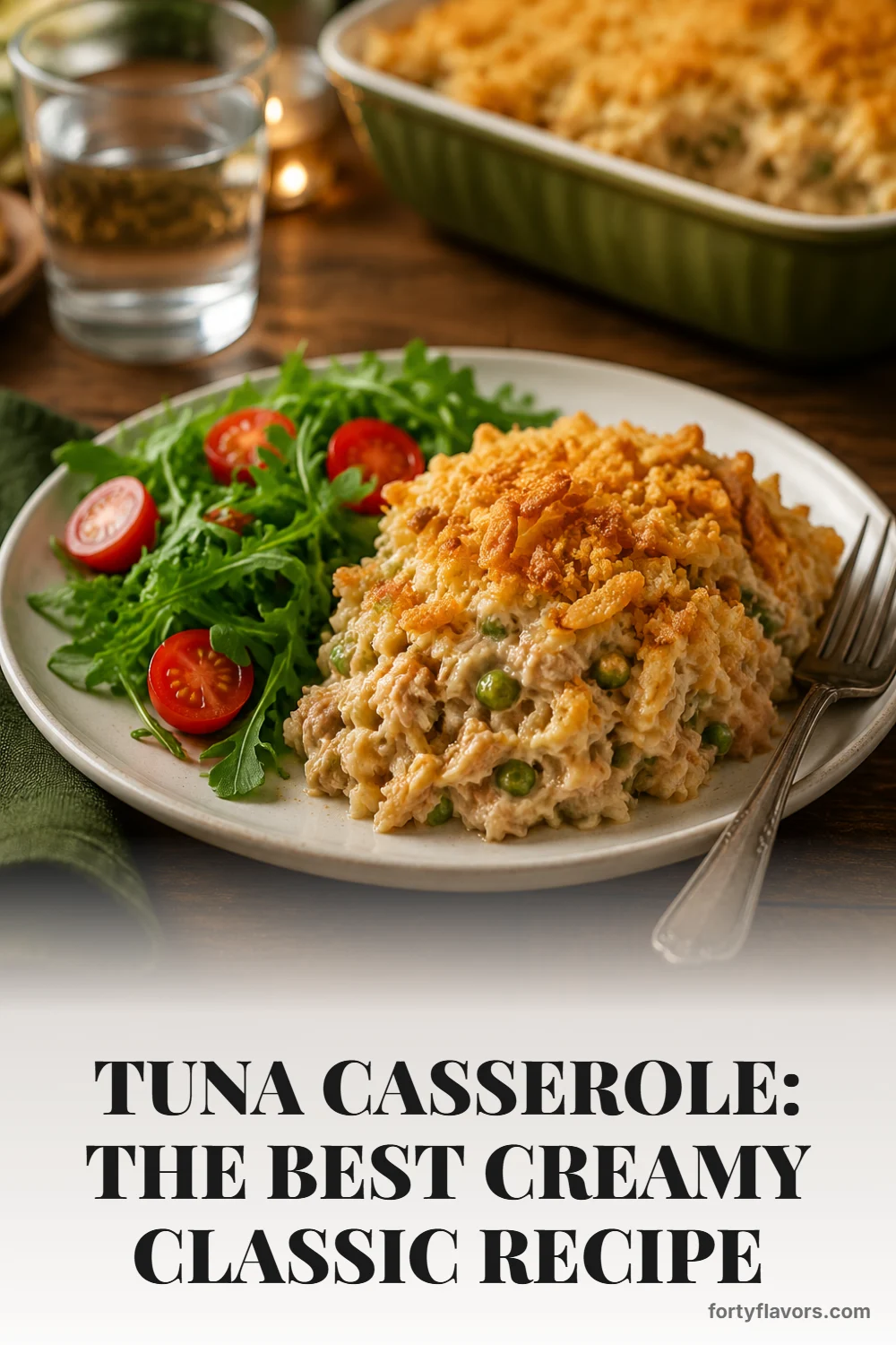 Tuna Casserole: The Best Creamy Classic Recipe – Pinterest pin 8