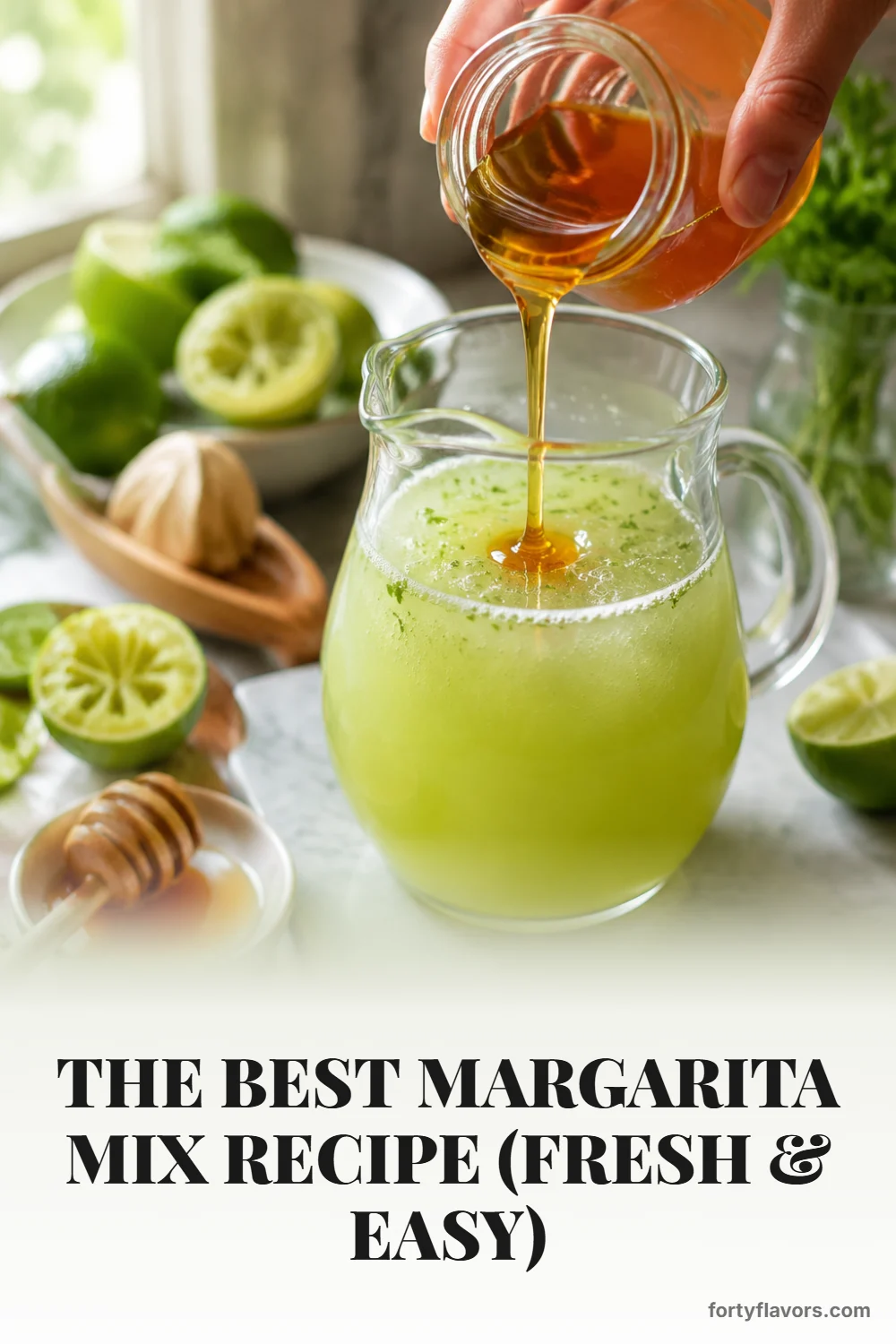 The Best Margarita Mix Recipe (Fresh & Easy) – Pinterest pin 4