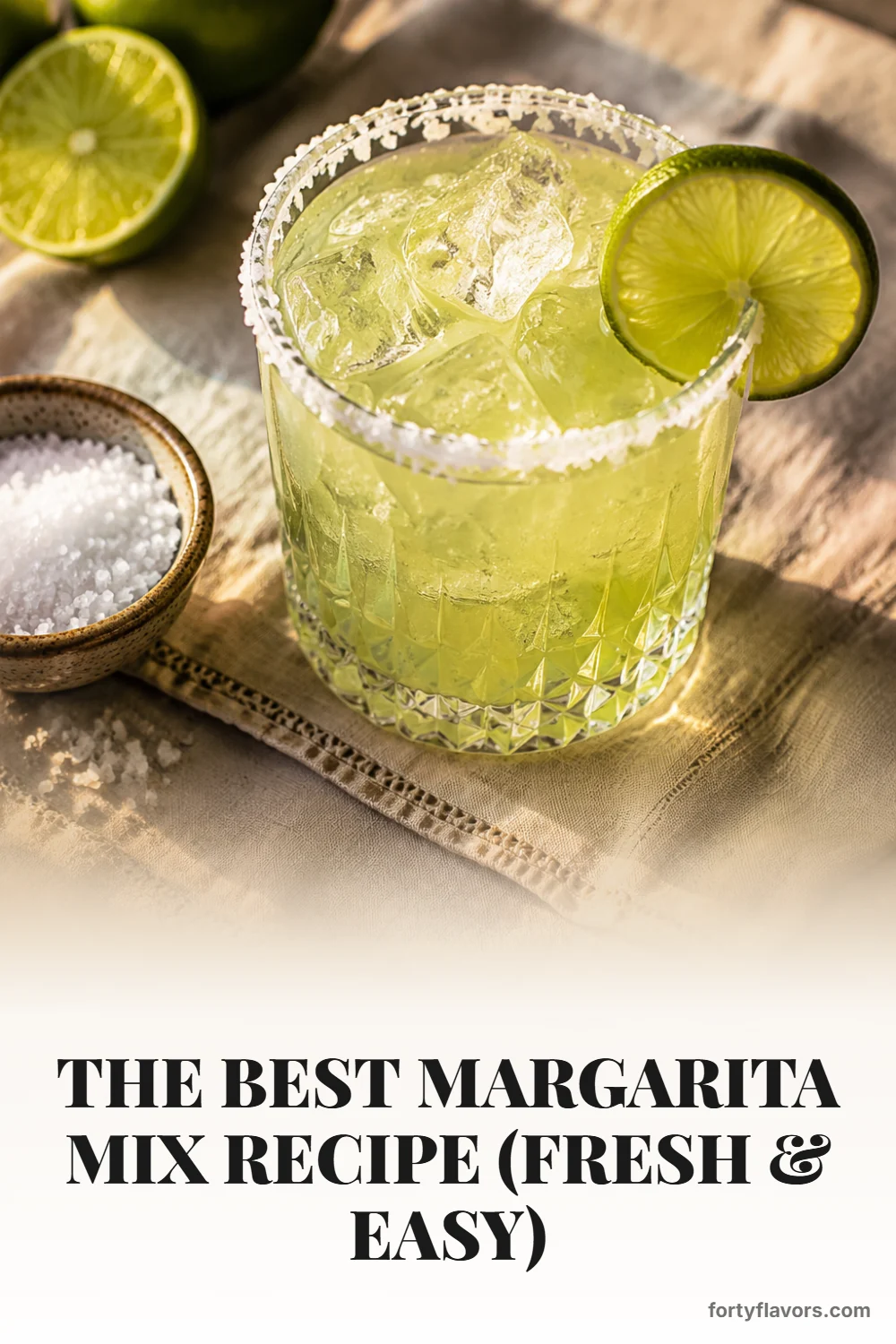 The Best Margarita Mix Recipe (Fresh & Easy) – Pinterest pin 6