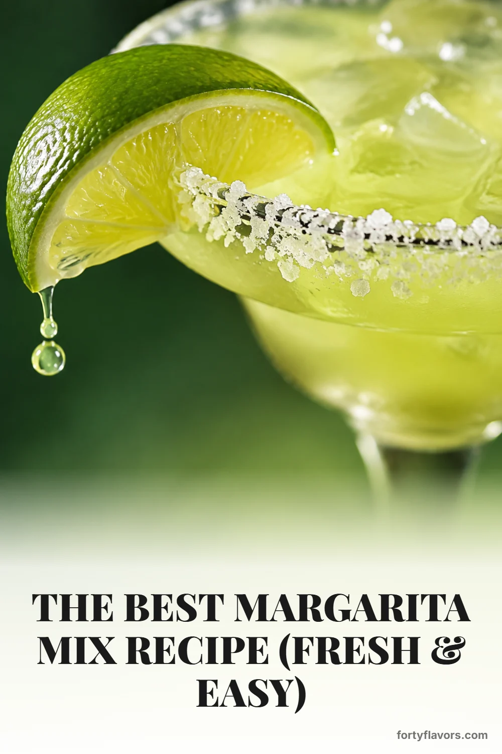The Best Margarita Mix Recipe (Fresh & Easy) – Pinterest pin 7