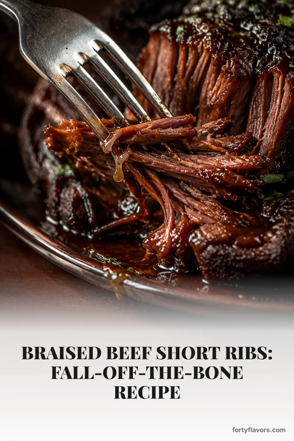 Braised Beef Short Ribs: Fall-Off-the-Bone Recipe – Pinterest pin 7