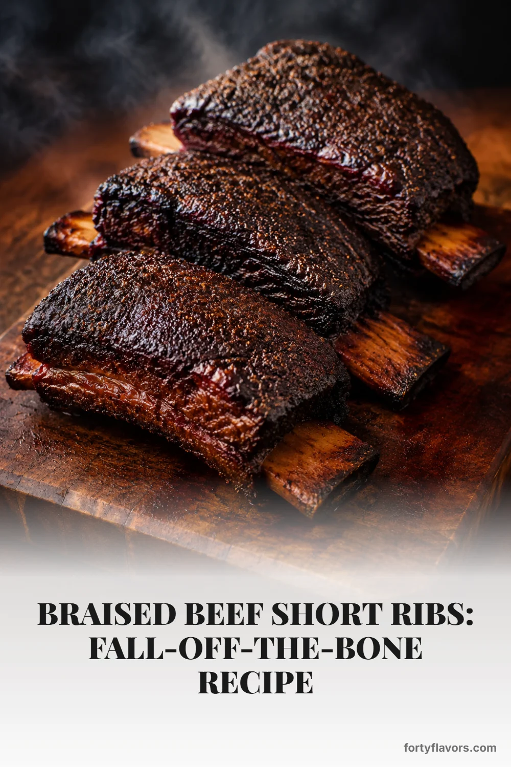 Braised Beef Short Ribs: Fall-Off-the-Bone Recipe – Pinterest pin 8