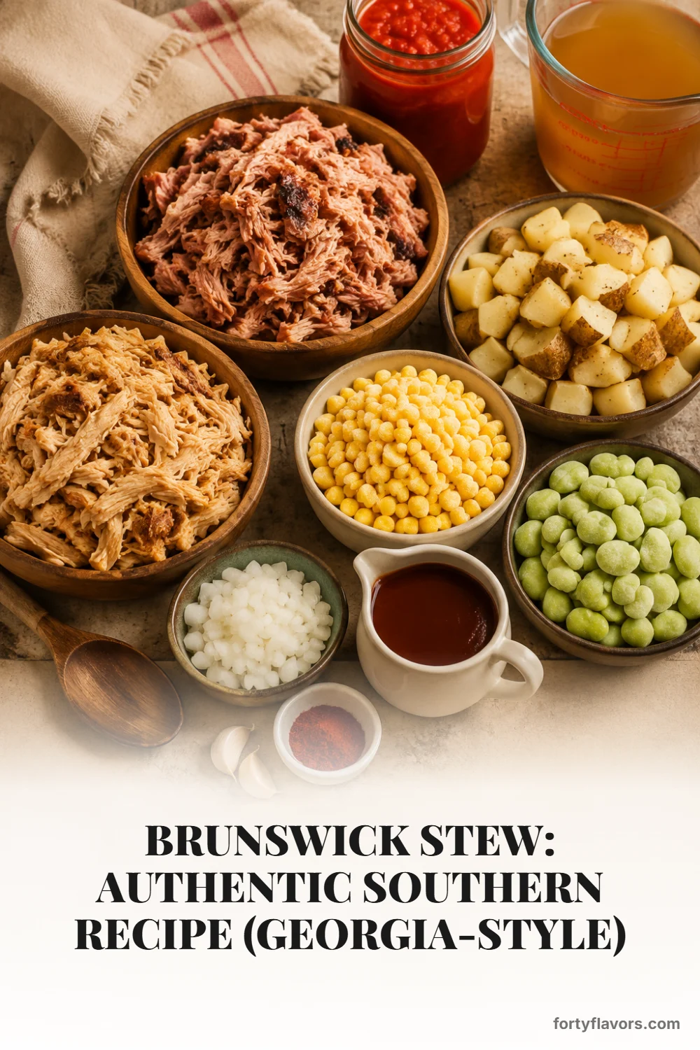 Brunswick Stew: Authentic Southern Recipe (Georgia-Style) – Pinterest pin 2