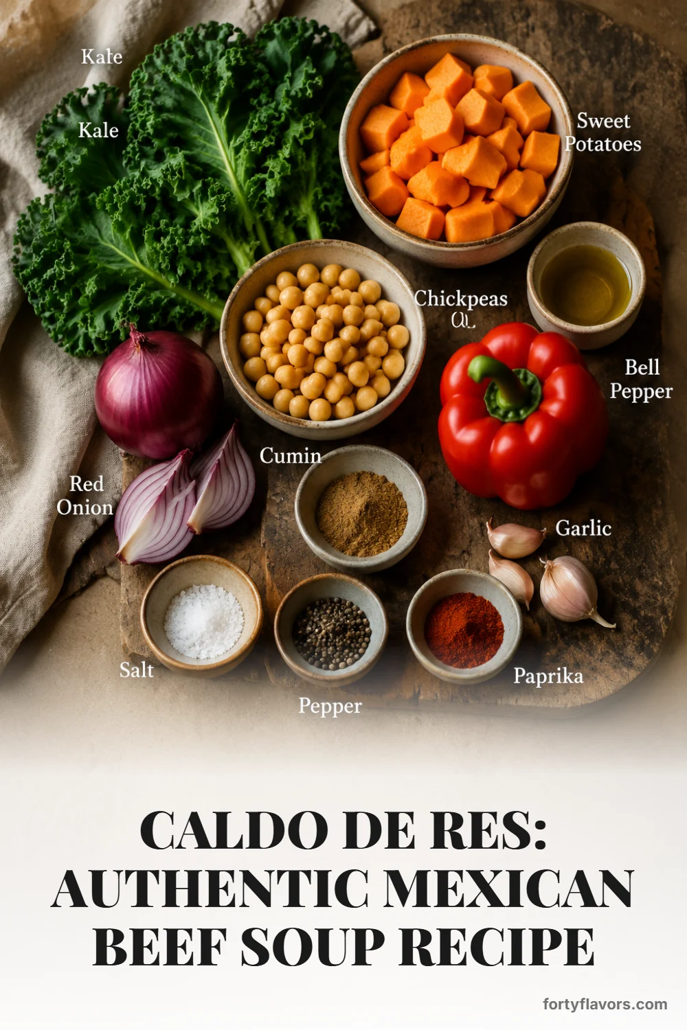 Caldo de Res: Authentic Mexican Beef Soup Recipe – Pinterest pin 2