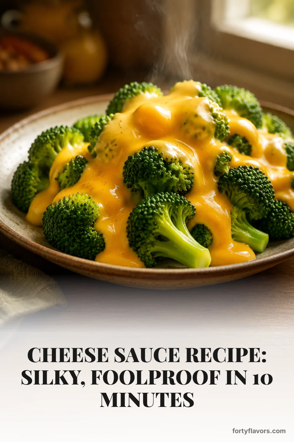 Cheese Sauce Recipe: Silky, Foolproof in 10 Minutes – Pinterest pin 7