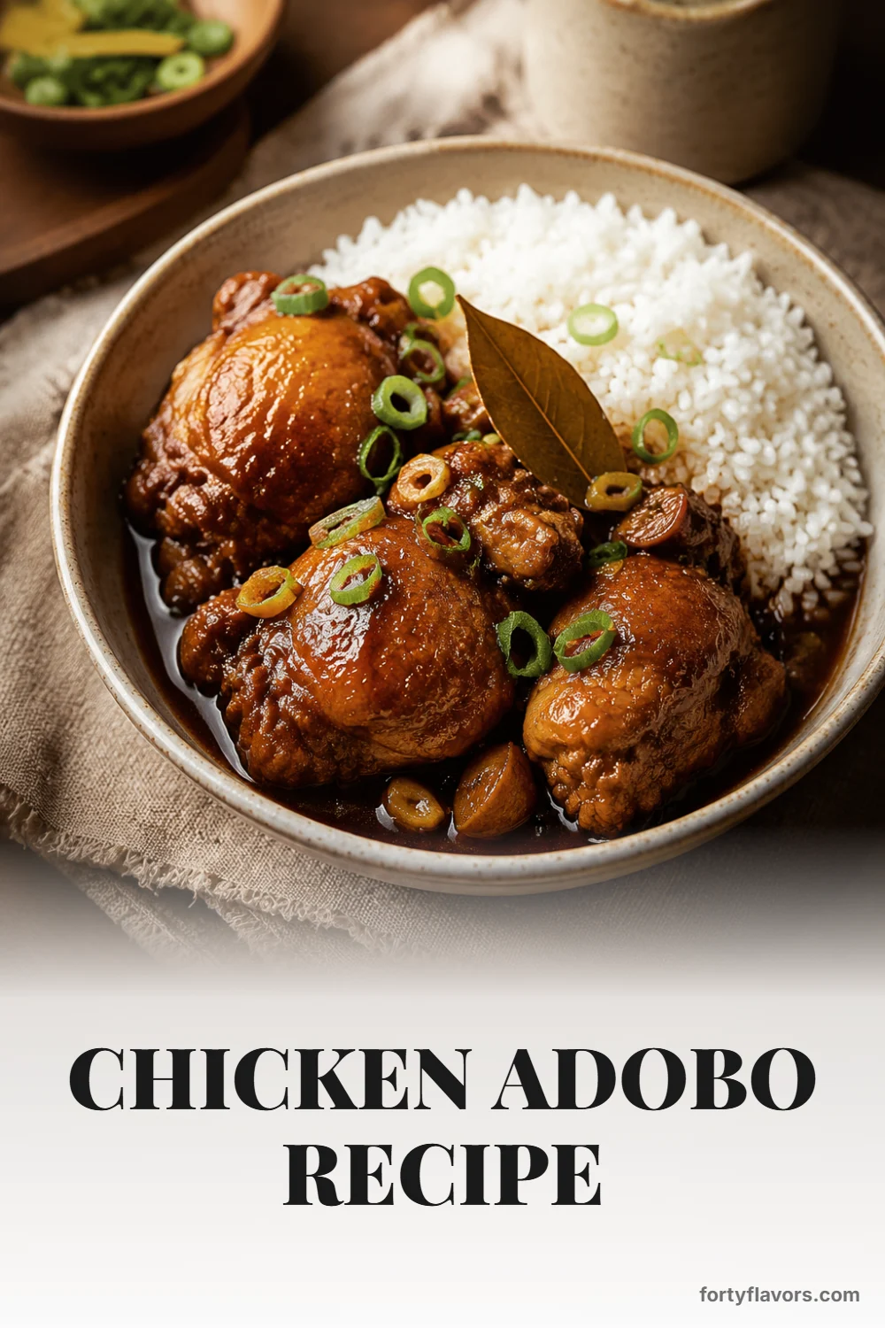 Chicken Adobo Recipe – Pinterest pin 2