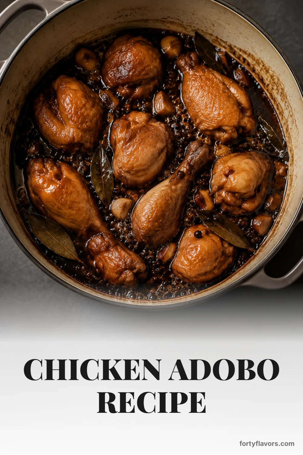 Chicken Adobo Recipe – Pinterest pin 6
