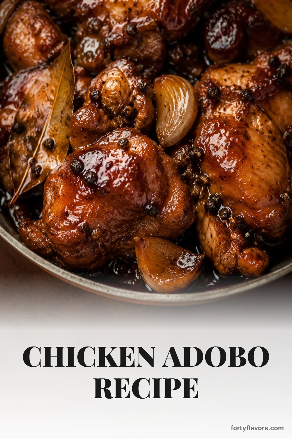 Chicken Adobo Recipe – Pinterest pin 8
