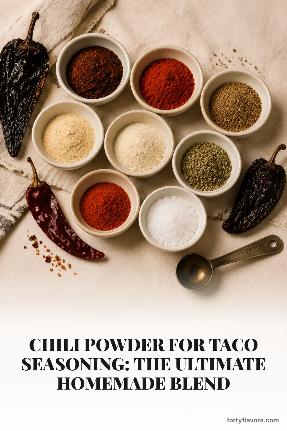Chili Powder for Taco Seasoning: The Ultimate Homemade Blend – Pinterest pin 2