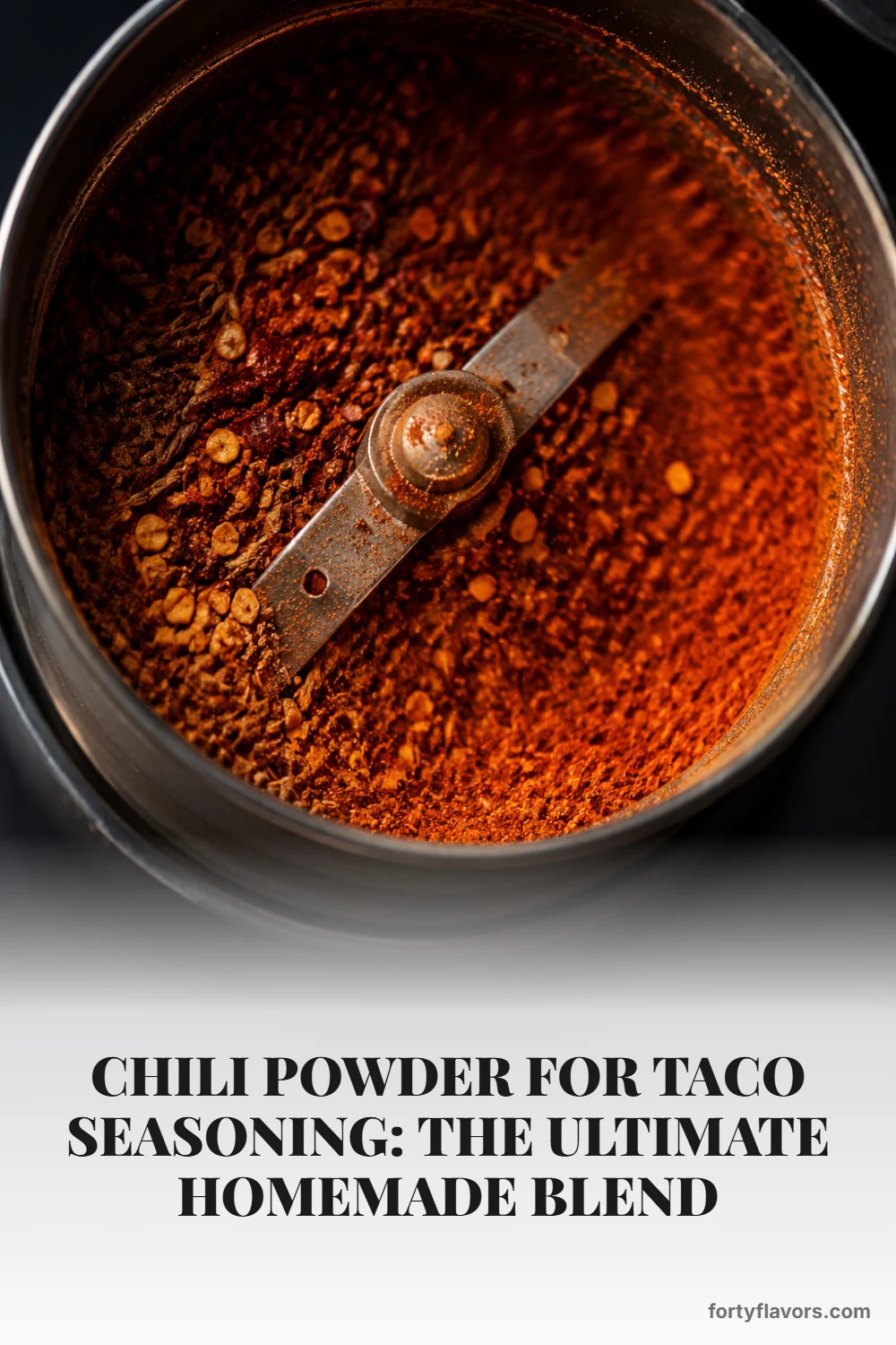 Chili Powder for Taco Seasoning: The Ultimate Homemade Blend – Pinterest pin 4
