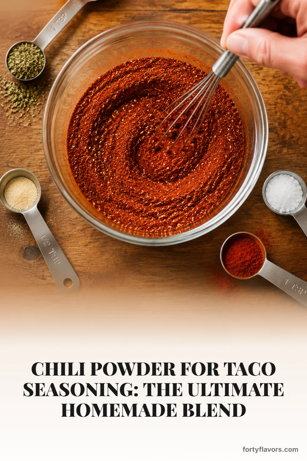 Chili Powder for Taco Seasoning: The Ultimate Homemade Blend – Pinterest pin 5