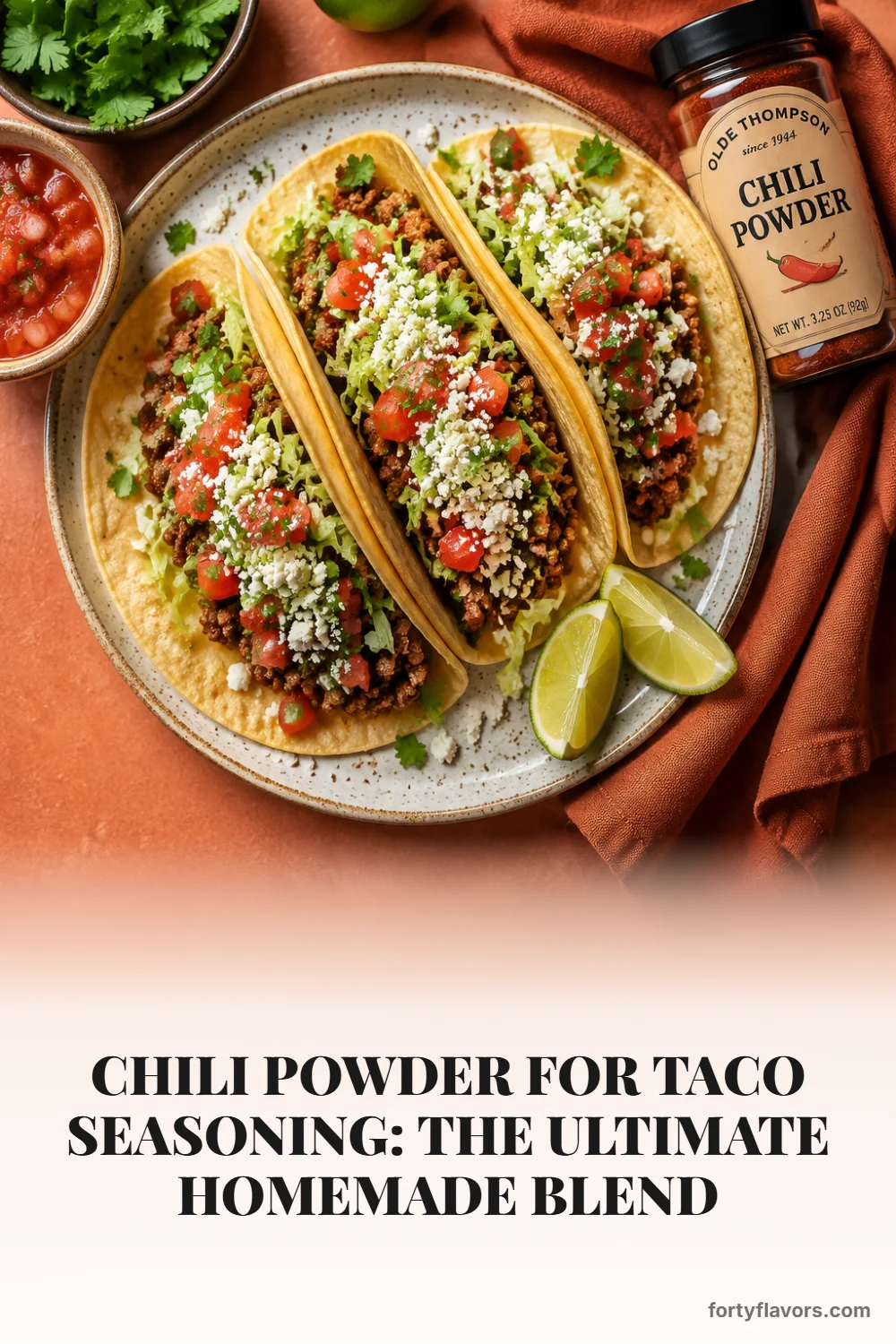 Chili Powder for Taco Seasoning: The Ultimate Homemade Blend – Pinterest pin 8