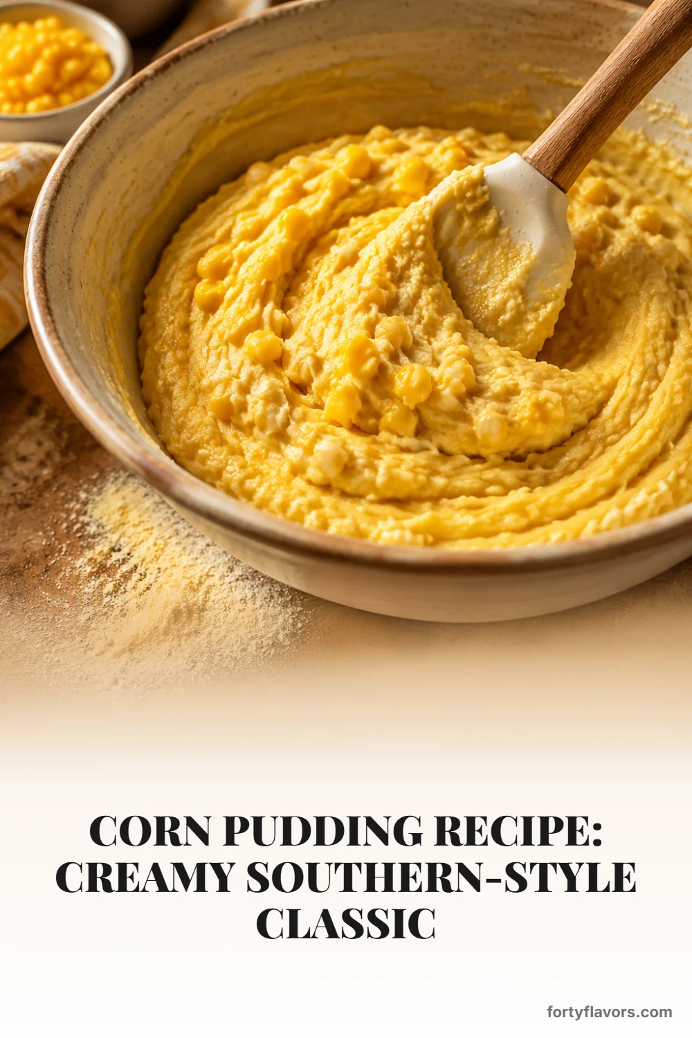 Corn Pudding Recipe: Creamy Southern-Style Classic – Pinterest pin 4