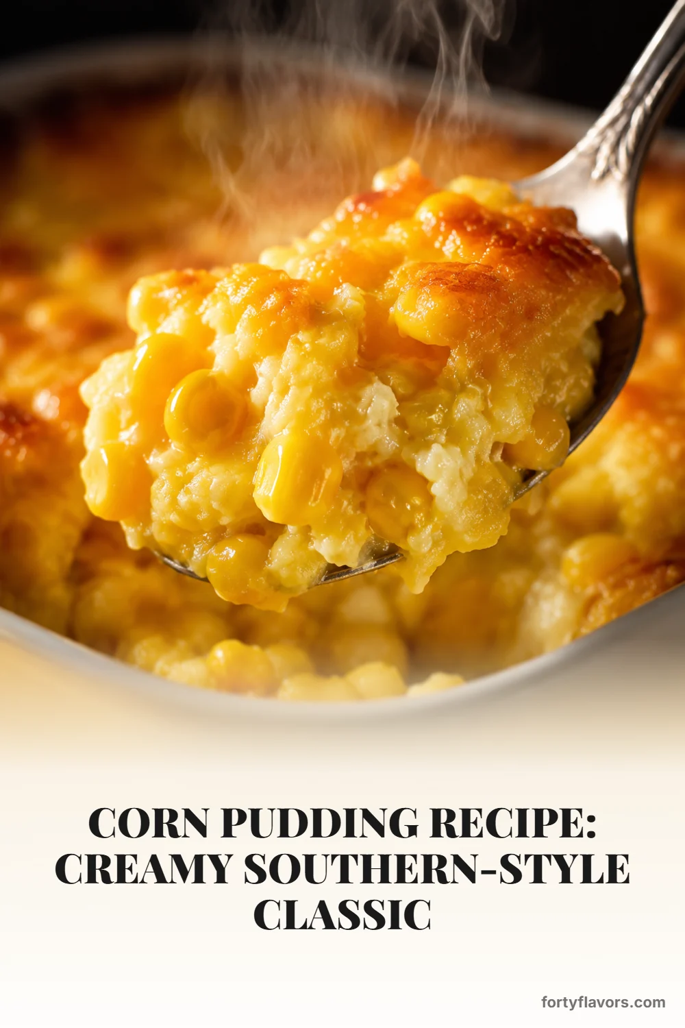 Corn Pudding Recipe: Creamy Southern-Style Classic – Pinterest pin 7