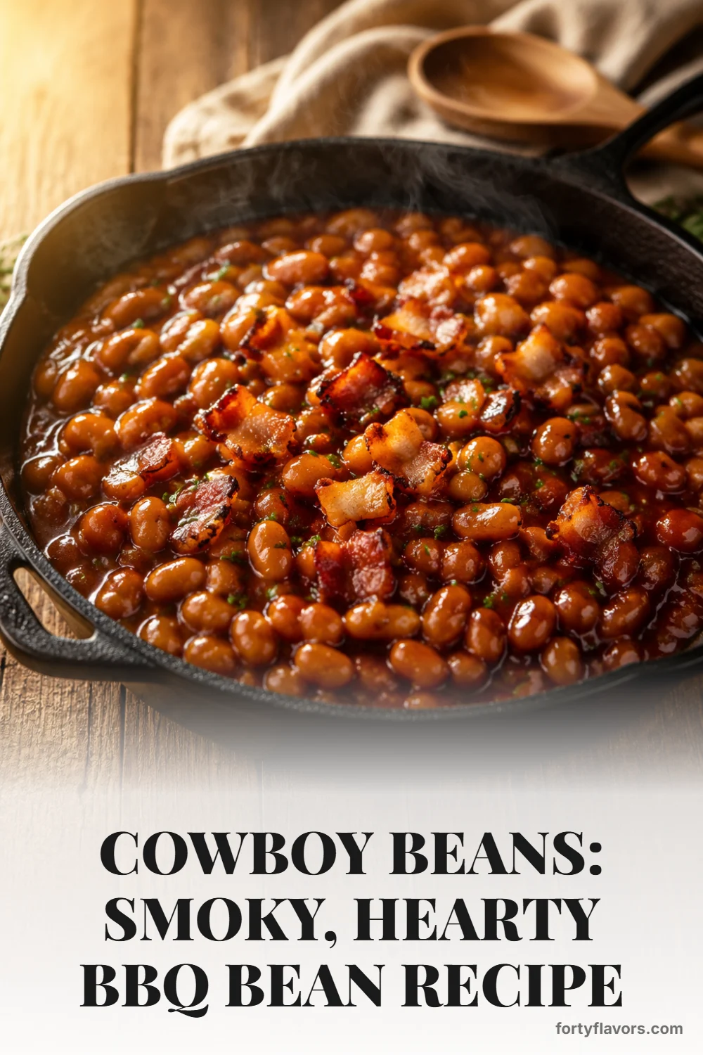 Cowboy Beans: Smoky, Hearty BBQ Bean Recipe – Pinterest pin 1