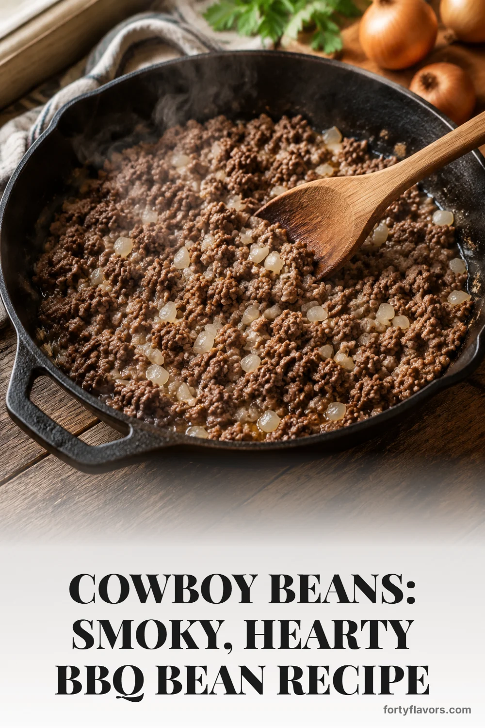 Cowboy Beans: Smoky, Hearty BBQ Bean Recipe – Pinterest pin 4