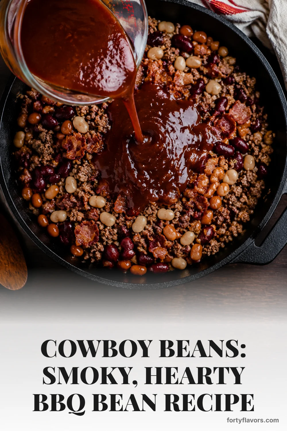 Cowboy Beans: Smoky, Hearty BBQ Bean Recipe – Pinterest pin 5