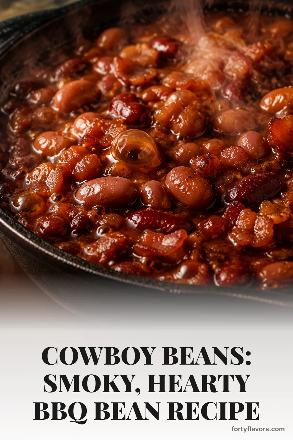 Cowboy Beans: Smoky, Hearty BBQ Bean Recipe – Pinterest pin 6