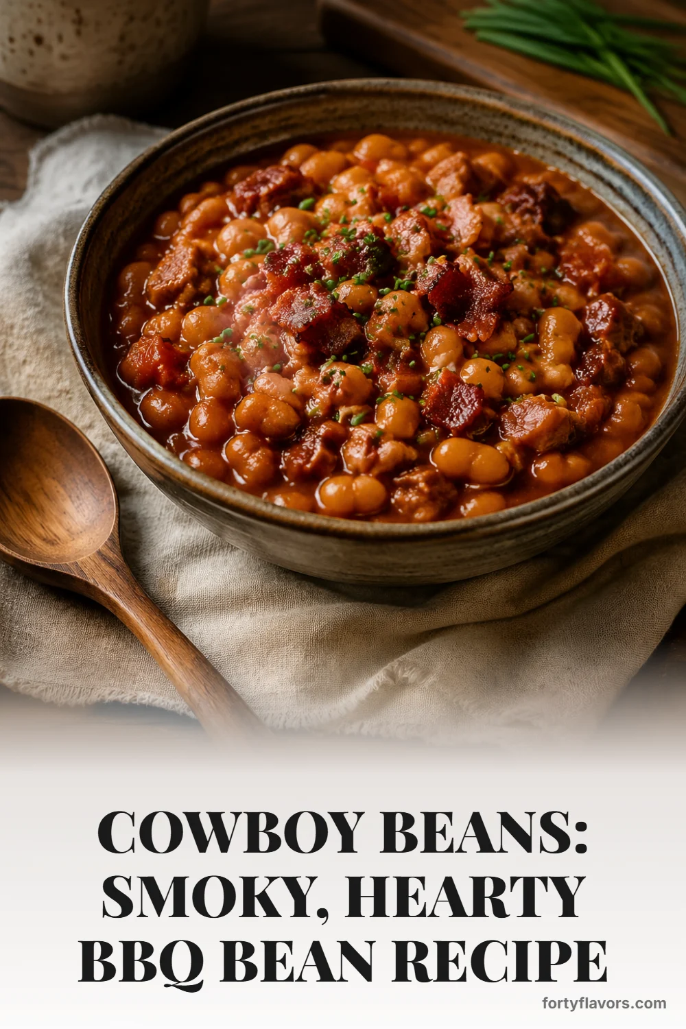 Cowboy Beans: Smoky, Hearty BBQ Bean Recipe – Pinterest pin 7