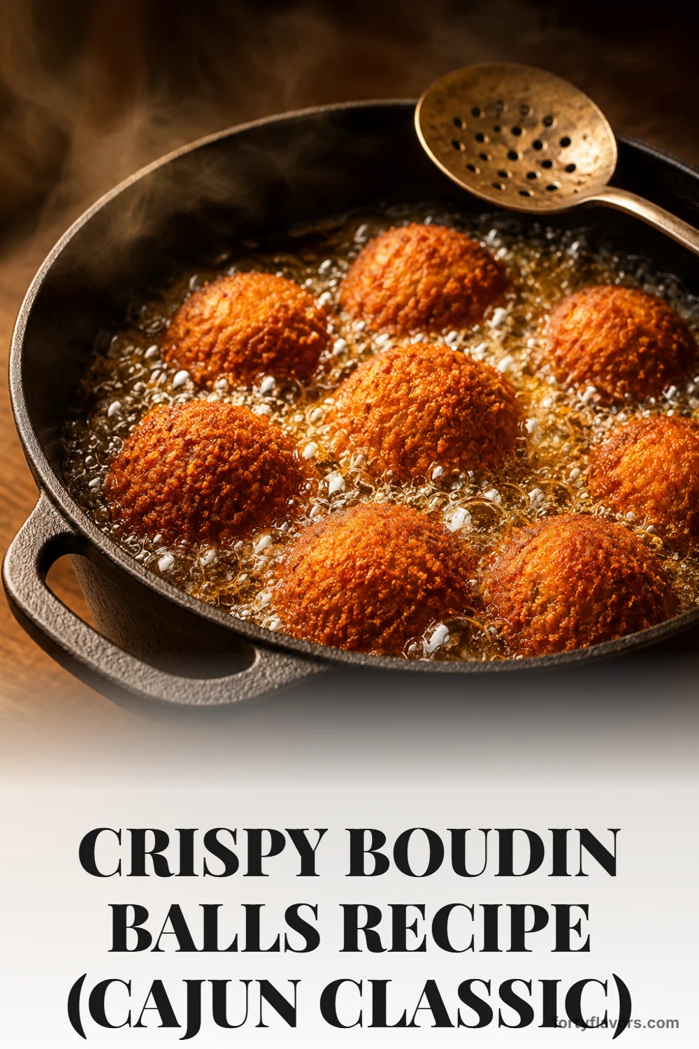 Crispy Boudin Balls Recipe (Cajun Classic) – Pinterest pin 6