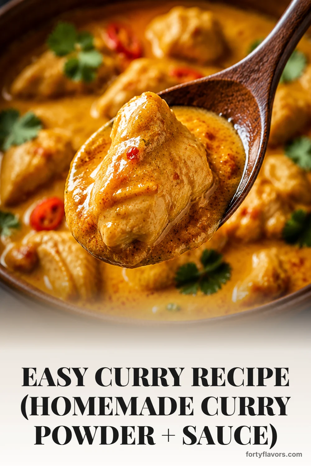 Easy Curry Recipe (Homemade Curry Powder + Sauce) – Pinterest pin 7