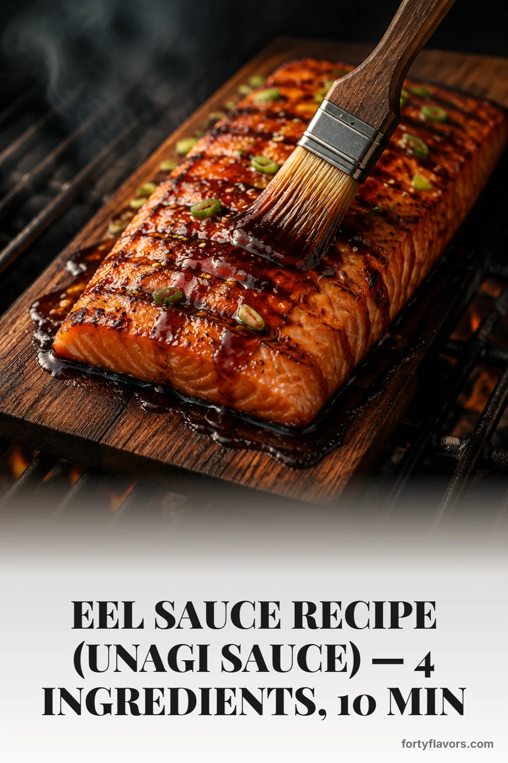 Eel Sauce Recipe (Unagi Sauce) — 4 Ingredients, 10 Min – Pinterest pin 8