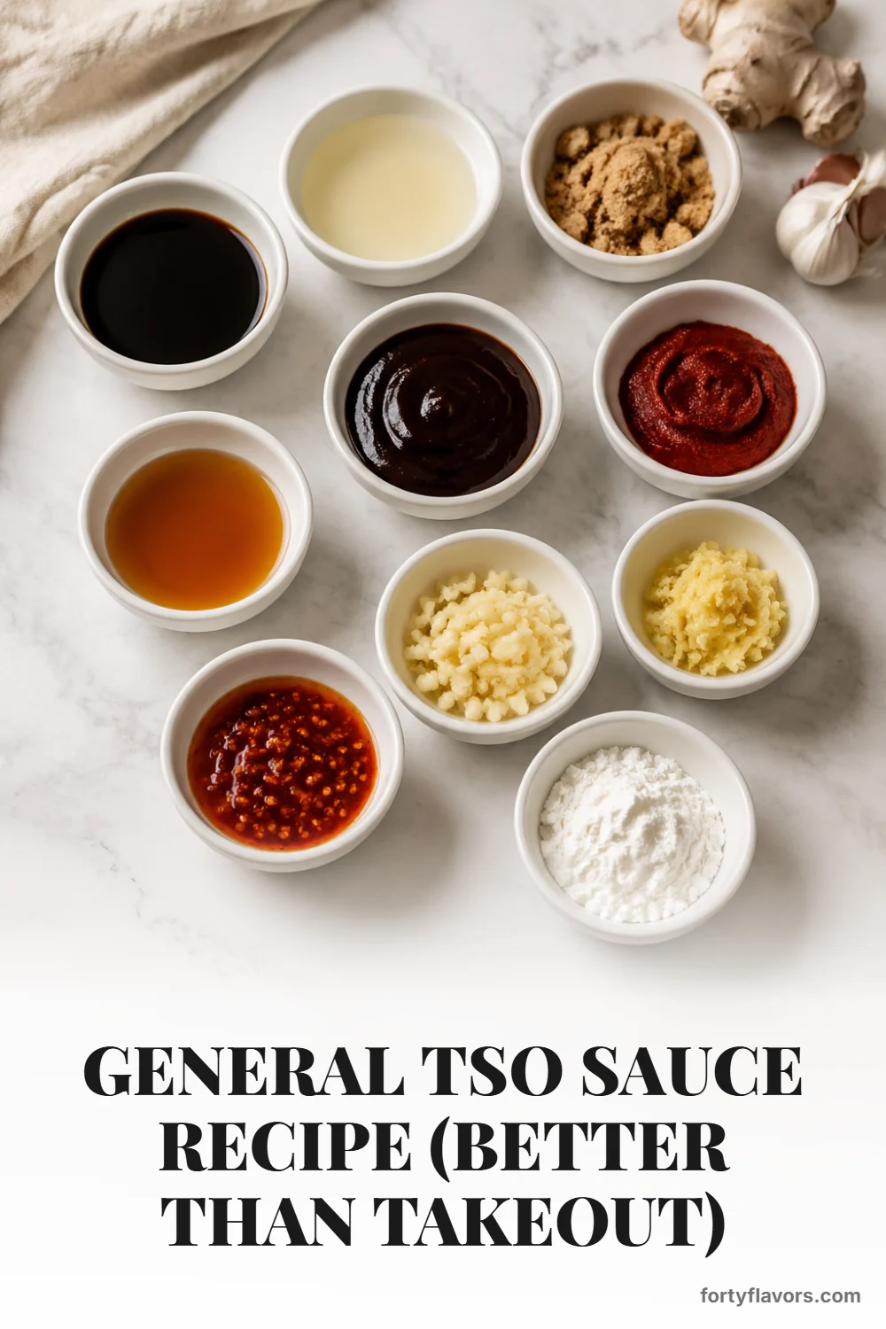 General Tso-Style Sauce with Slurry and Heat Controls – Pinterest pin 2