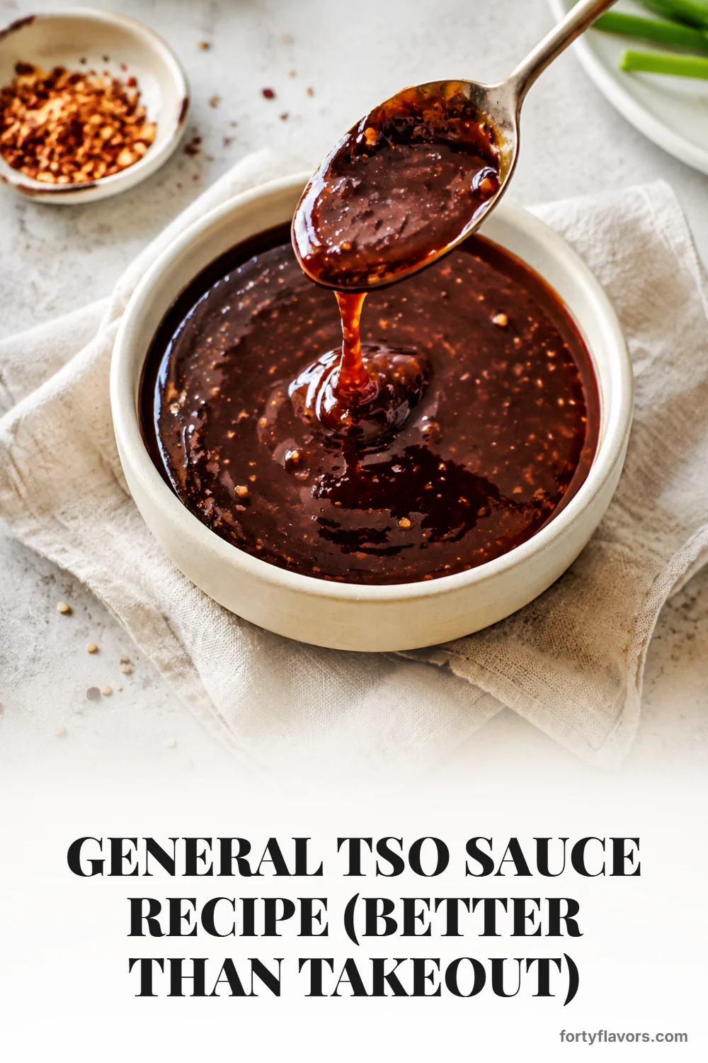 General Tso-Style Sauce with Slurry and Heat Controls – Pinterest pin 6