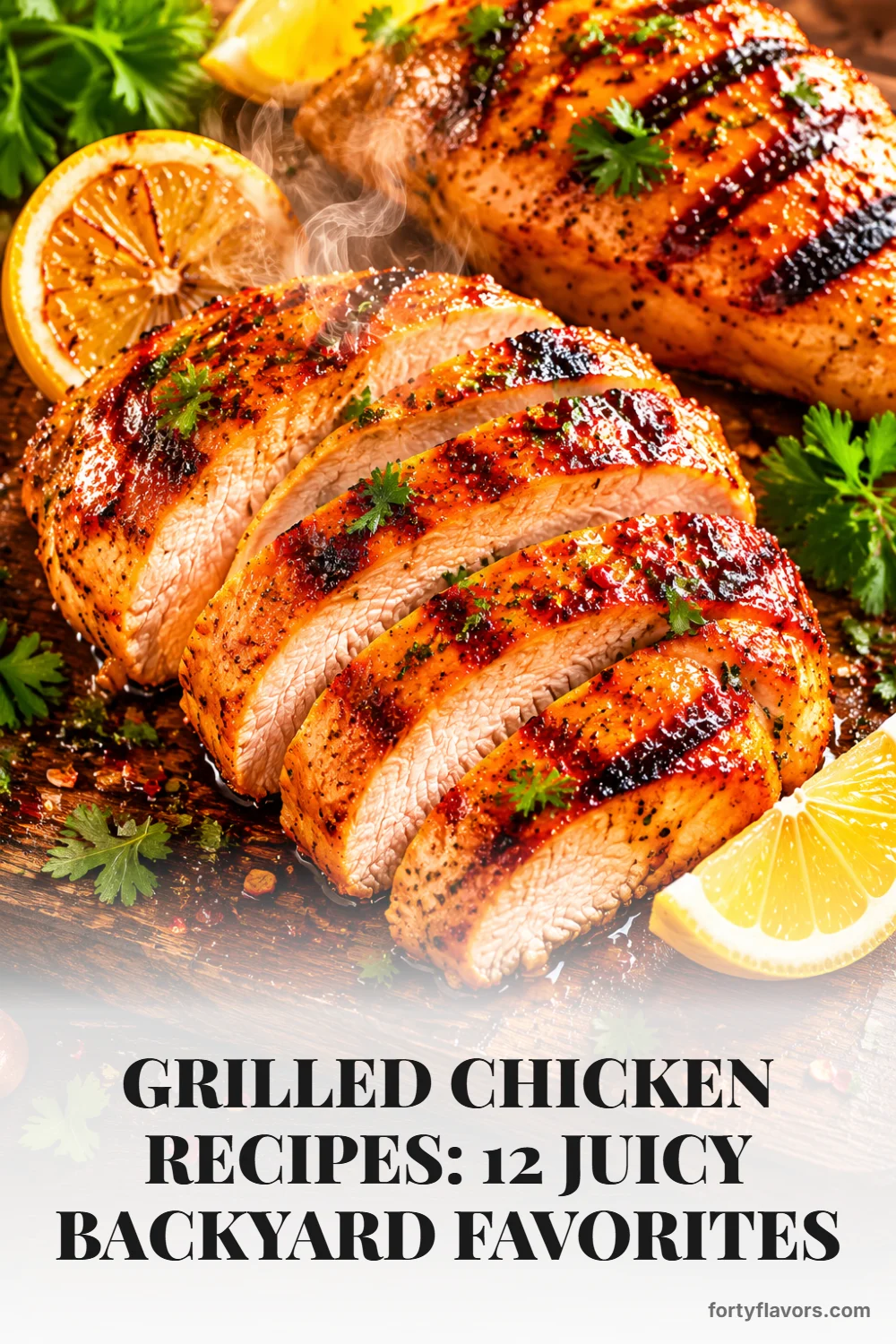 Grilled Chicken Recipes: 12 Juicy Backyard Favorites – Pinterest pin 1