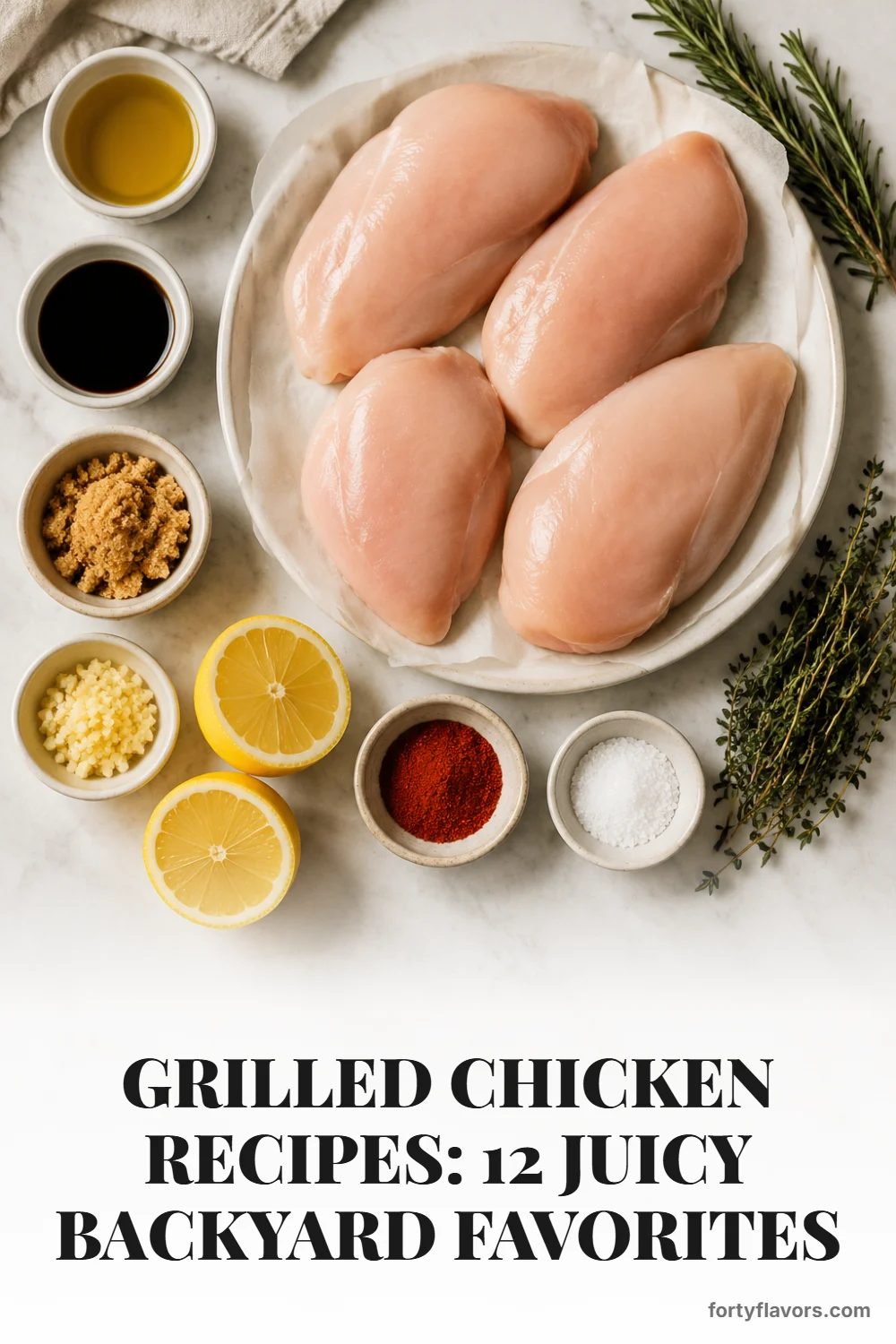 Grilled Chicken Recipes: 12 Juicy Backyard Favorites – Pinterest pin 2