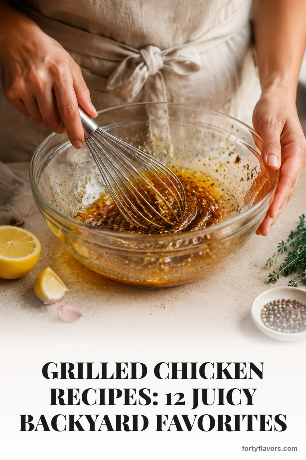 Grilled Chicken Recipes: 12 Juicy Backyard Favorites – Pinterest pin 3