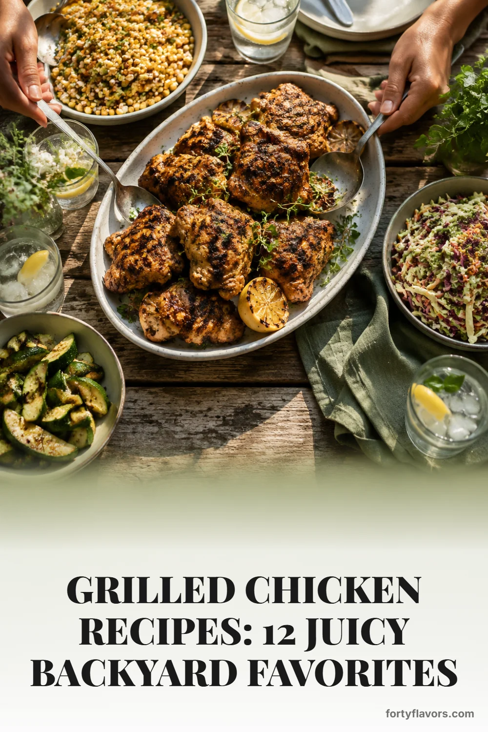 Grilled Chicken Recipes: 12 Juicy Backyard Favorites – Pinterest pin 8