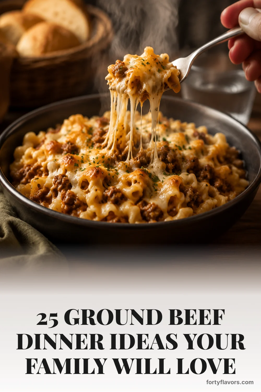 25 Ground Beef Dinner Ideas Your Family Will Love – Pinterest pin 7