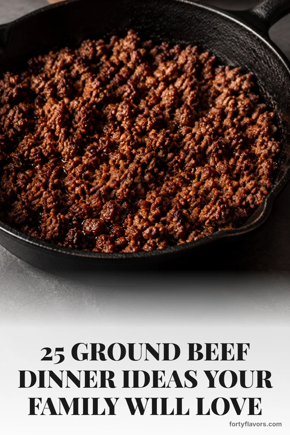 25 Ground Beef Dinner Ideas Your Family Will Love – Pinterest pin 8