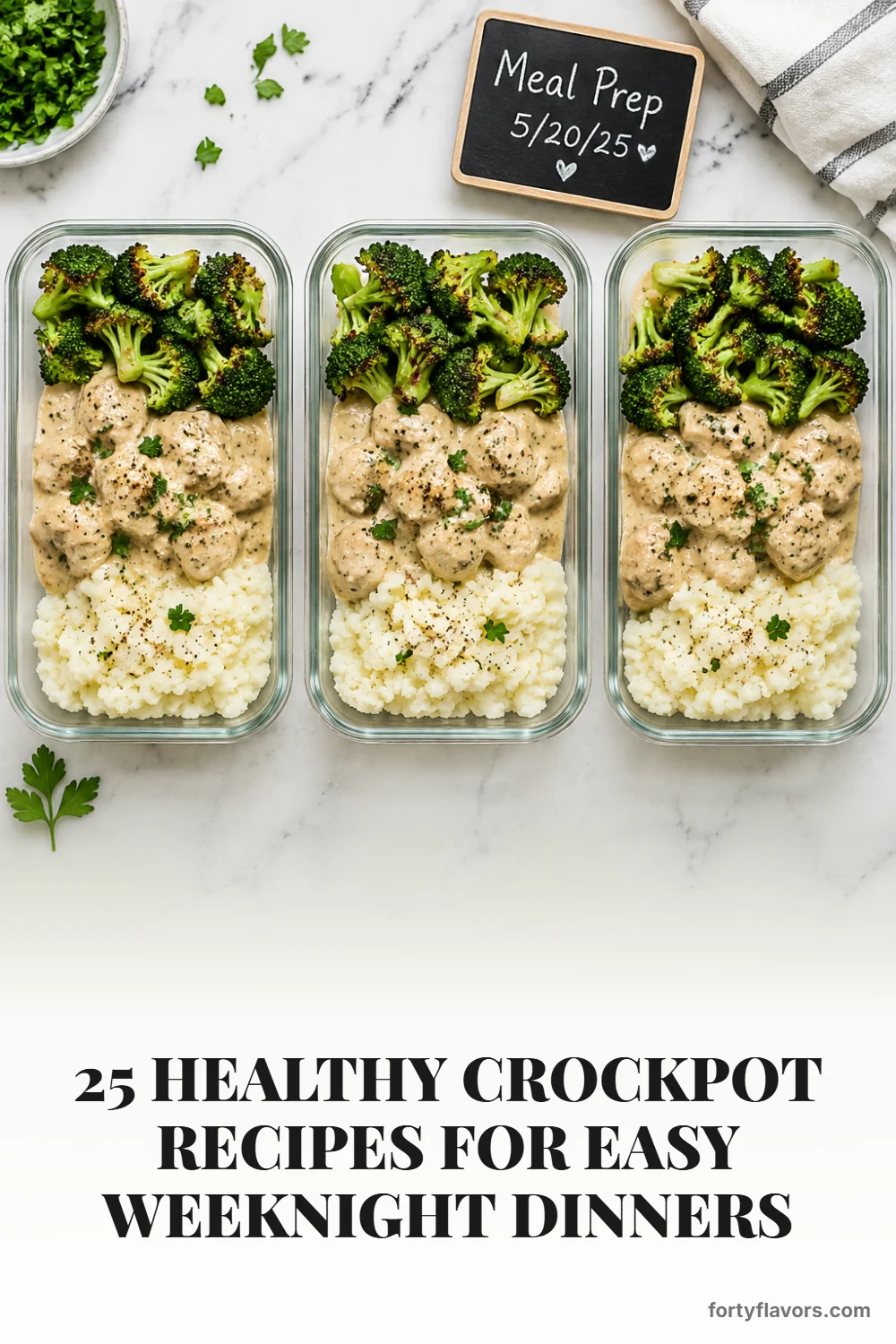 25 Healthy Crockpot Recipes for Easy Weeknight Dinners – Pinterest pin 8